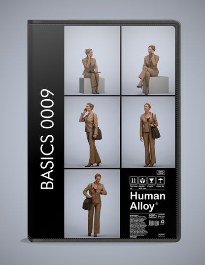 5 3D scanned people mix, photorealistic archviz pack for Enscape and SketchUp