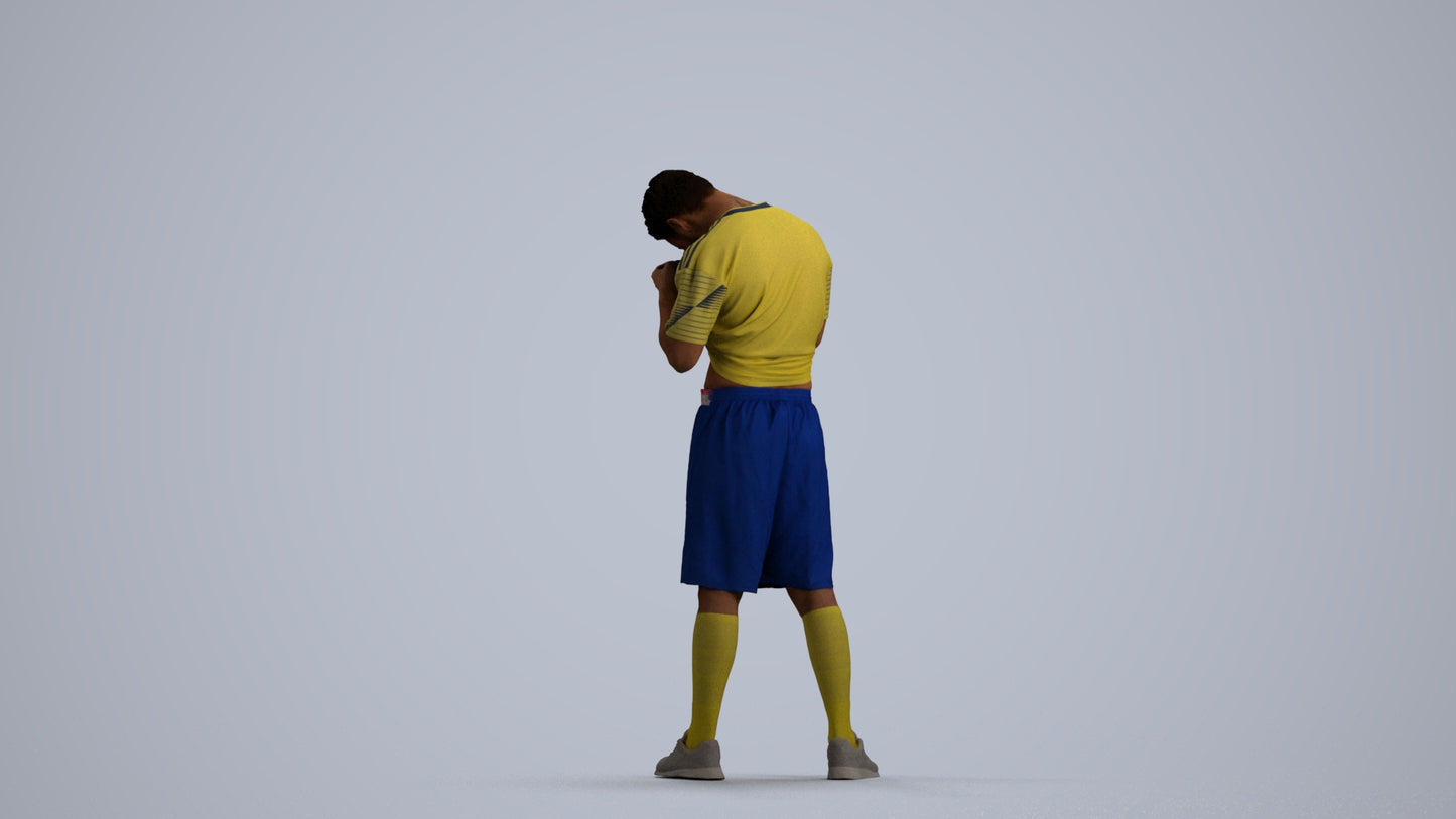 realistic 3D people man sport, render-ready for V-Ray and Corona, FBX OBJ, front view render