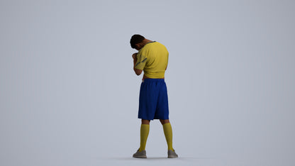realistic 3D people man sport, render-ready for V-Ray and Corona, FBX OBJ, front view render