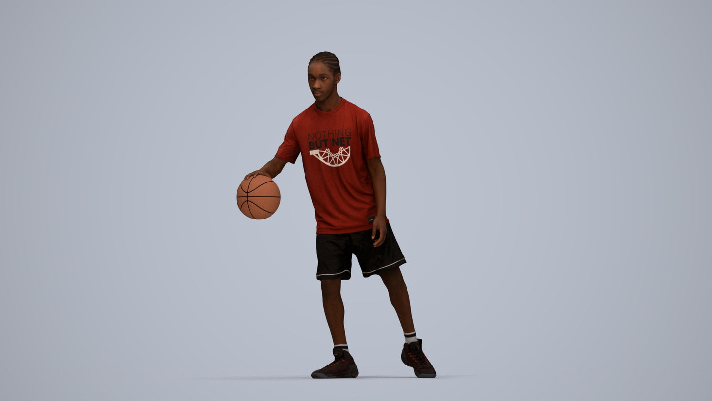 realistic 3D people boy sport kids, render-ready for V-Ray and Corona, FBX OBJ, top-down view render