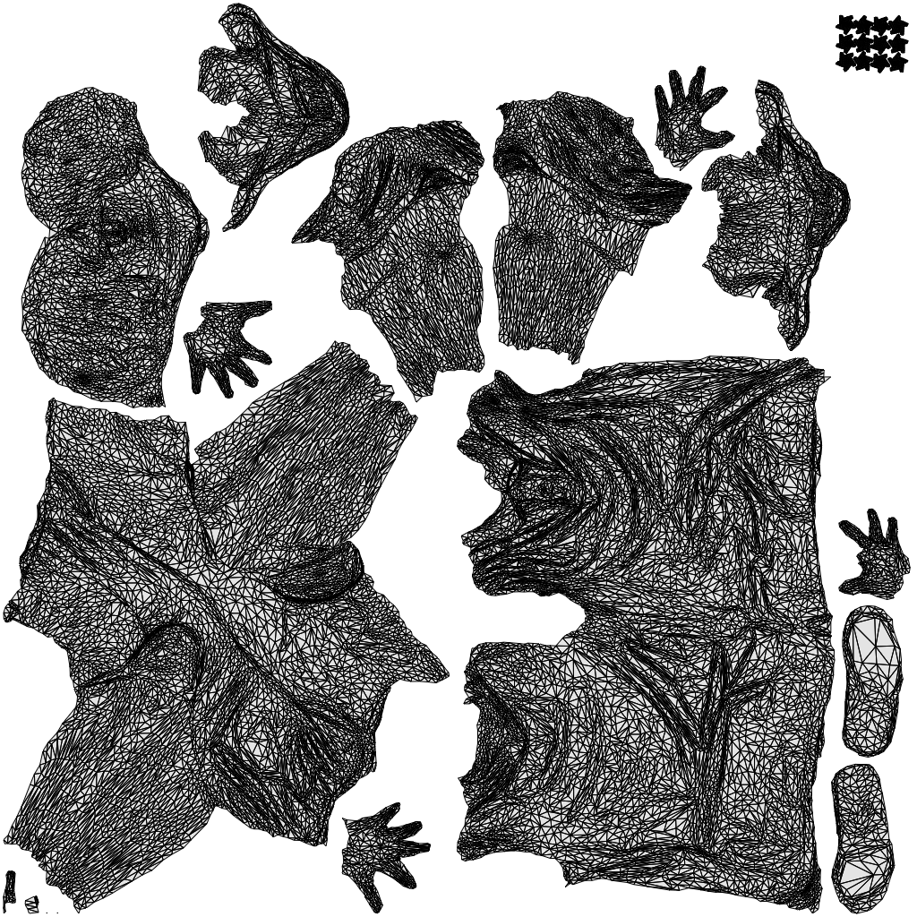 3D human model boy sport kids, photogrammetry scanned person for archviz, wireframe top-down view