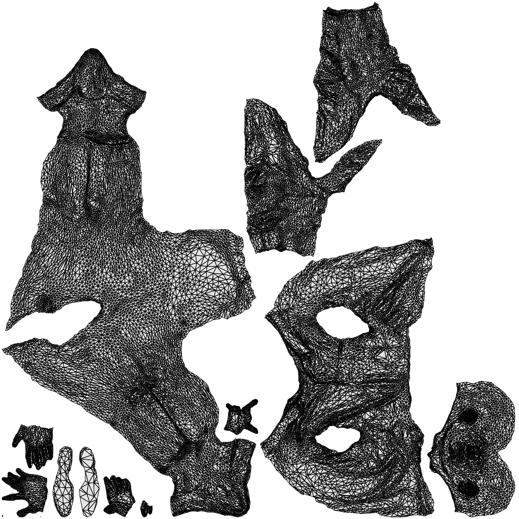 3D human model man business, photogrammetry scanned person for archviz, wireframe top-down view