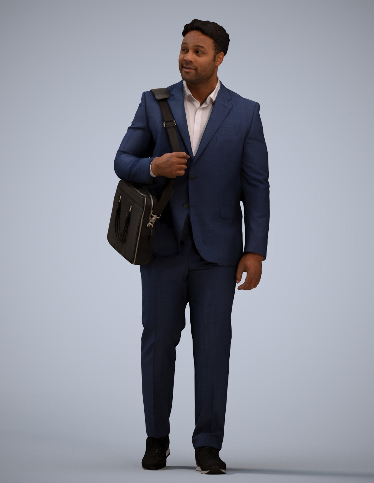 realistic 3D people man business, render-ready for V-Ray and Corona, FBX OBJ