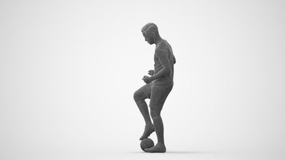 scanned 3D man sport, photogrammetry people for Enscape and V-Ray, square thumbnail