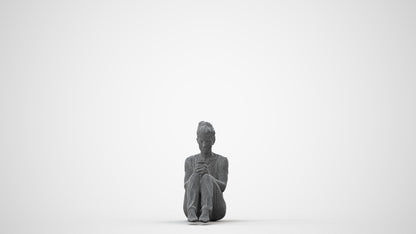 scanned 3D woman mix, photogrammetry people for Enscape and V-Ray, square thumbnail