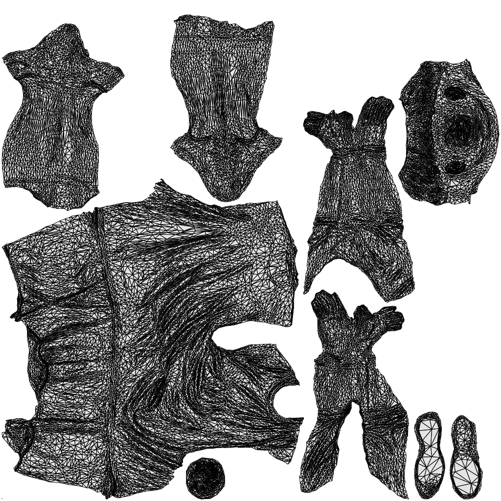 photogrammetry 3D man sport, realistic human model archviz FBX, wireframe top-down view