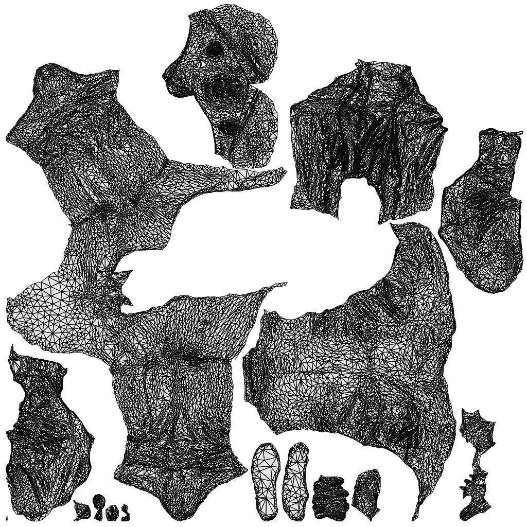 3D people model man casual sitting, scanned human for 3ds Max rendering, wireframe top-down view