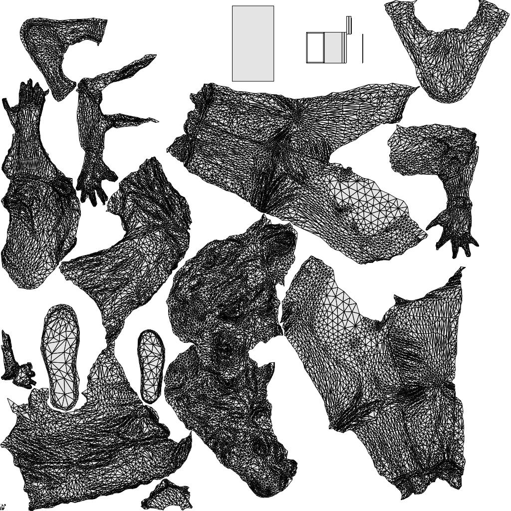 3D people model woman casual sitting, scanned human for 3ds Max rendering, wireframe top-down view