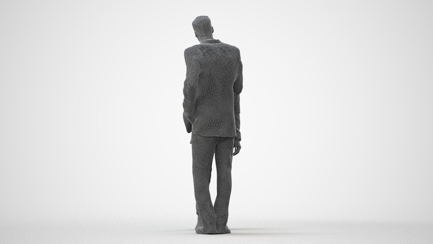 photogrammetry 3D woman business, realistic human model archviz FBX, square thumbnail