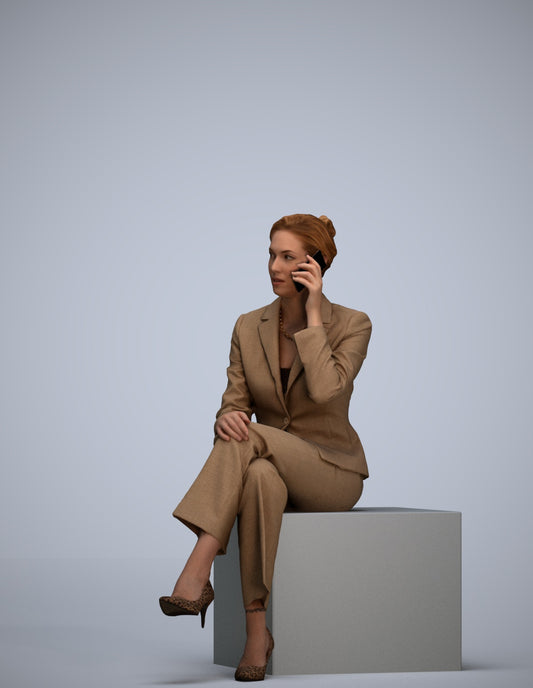 realistic 3D human man casual mix, archviz people FBX OBJ for Blender