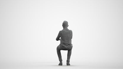realistic 3D human boy kids, archviz people FBX OBJ for Blender, wireframe front view