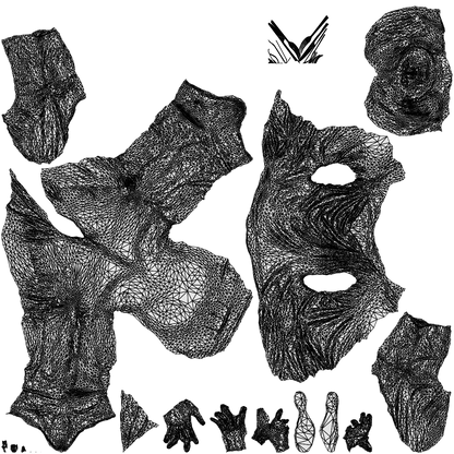 scanned 3D woman casual sitting, photogrammetry people for Enscape and V-Ray, wireframe top-down view