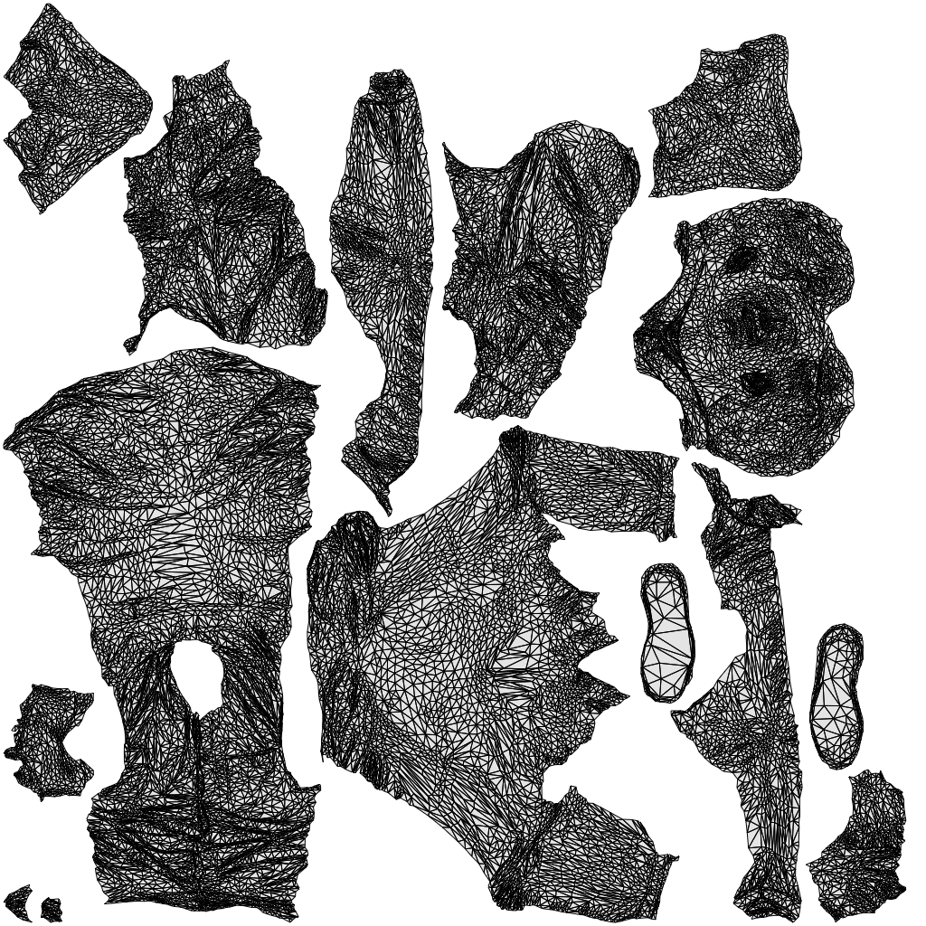 realistic 3D man casual sitting, scanned archviz people for Blender and 3ds Max, wireframe top-down view