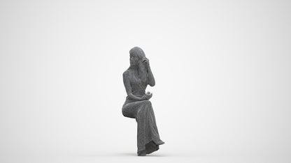3D scanned woman formalaffairs formal, photorealistic archviz people for Enscape and SketchUp