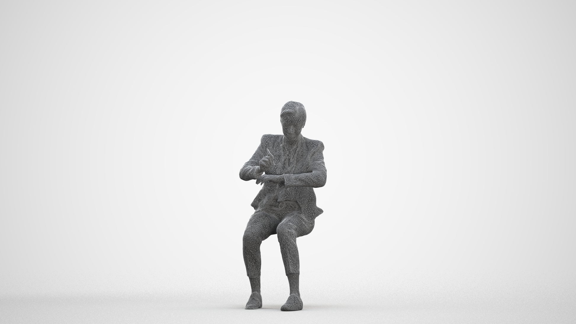 realistic 3D people woman business, render-ready for V-Ray and Corona, FBX OBJ, three-quarter front view render