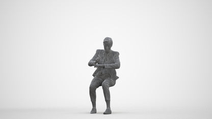 realistic 3D people woman business, render-ready for V-Ray and Corona, FBX OBJ, three-quarter front view render