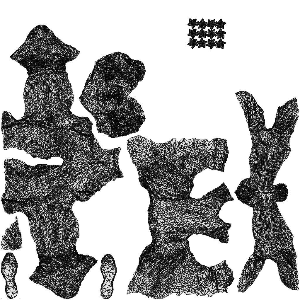3D scanned man sport, photorealistic archviz people for Enscape and SketchUp, wireframe top-down view