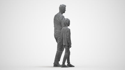 photogrammetry 3D girl casual walking, realistic human model archviz FBX, wireframe side view
