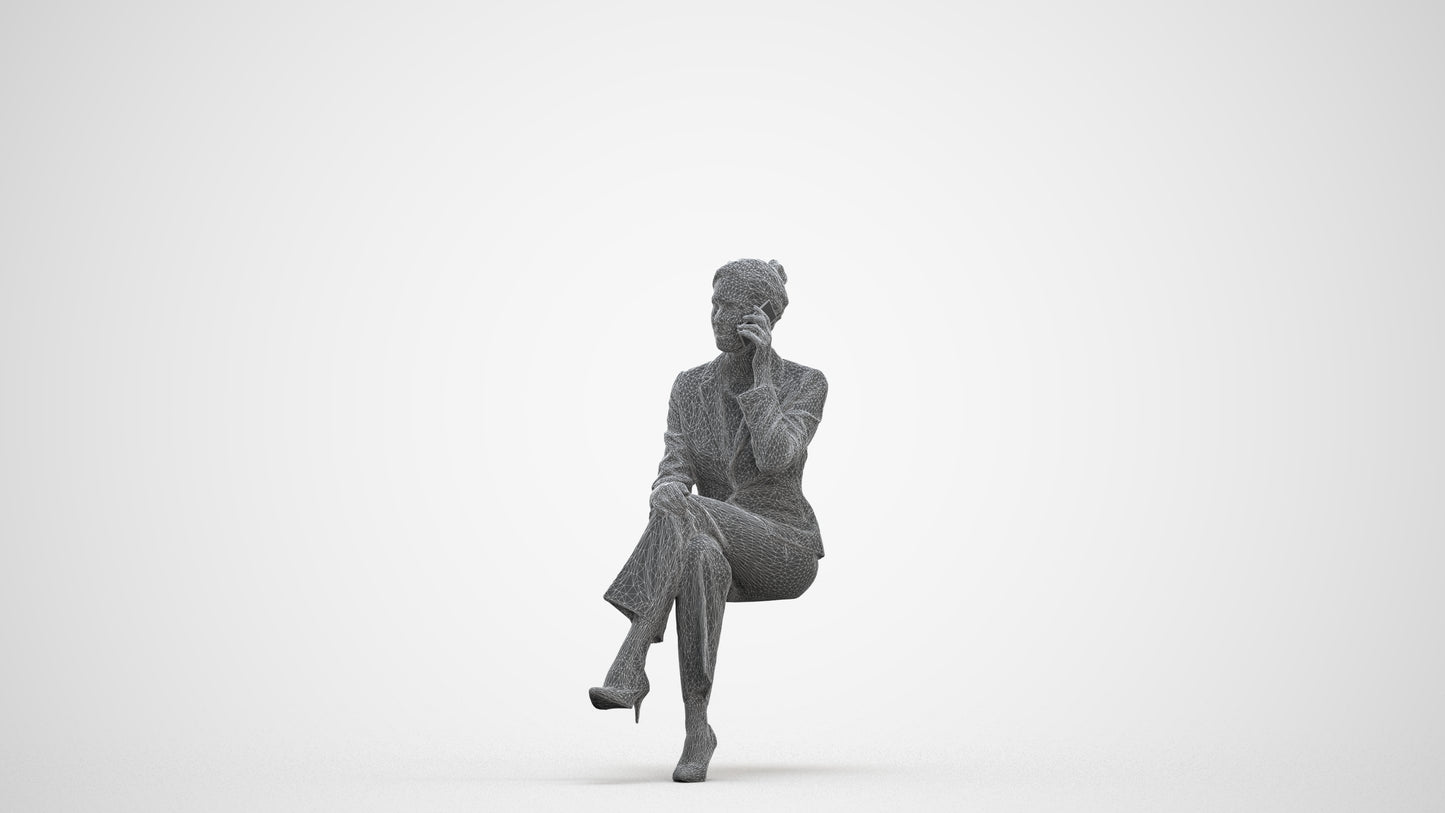 realistic 3D human man casual mix, archviz people FBX OBJ for Blender, three-quarter front view render