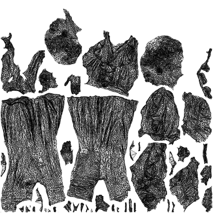 scanned 3D woman casual standing, photogrammetry people for Enscape and V-Ray, wireframe top-down view