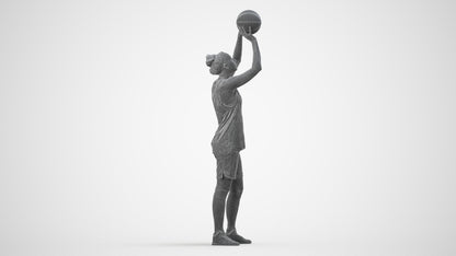 photogrammetry 3D woman sport, realistic human model archviz FBX, wireframe side view