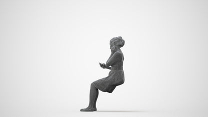 realistic 3D human woman formal formalaffairs, archviz people FBX OBJ for Blender, square thumbnail