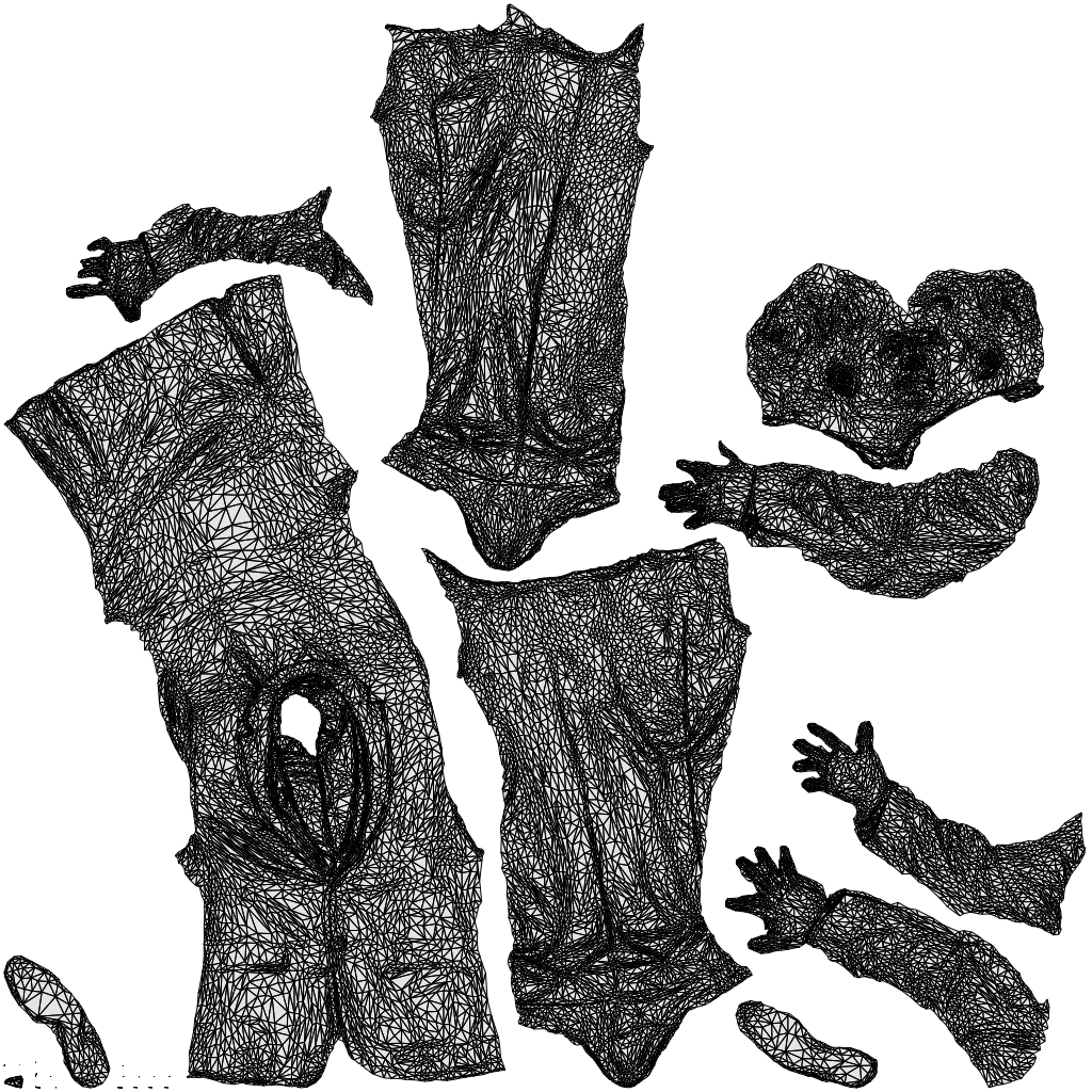 realistic 3D people man business, render-ready for V-Ray and Corona, FBX OBJ, wireframe top-down view