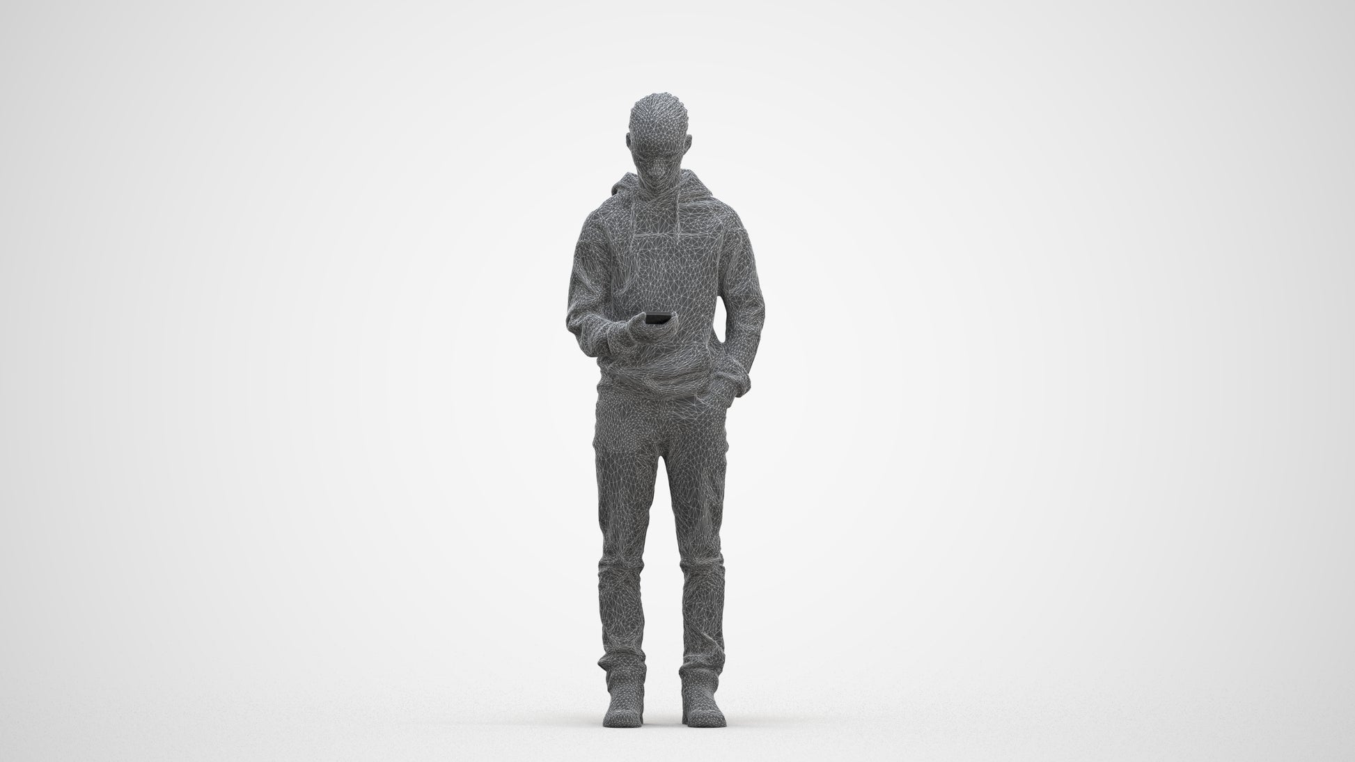 photogrammetry 3D boy casual kids, realistic human model archviz FBX, three-quarter front view render