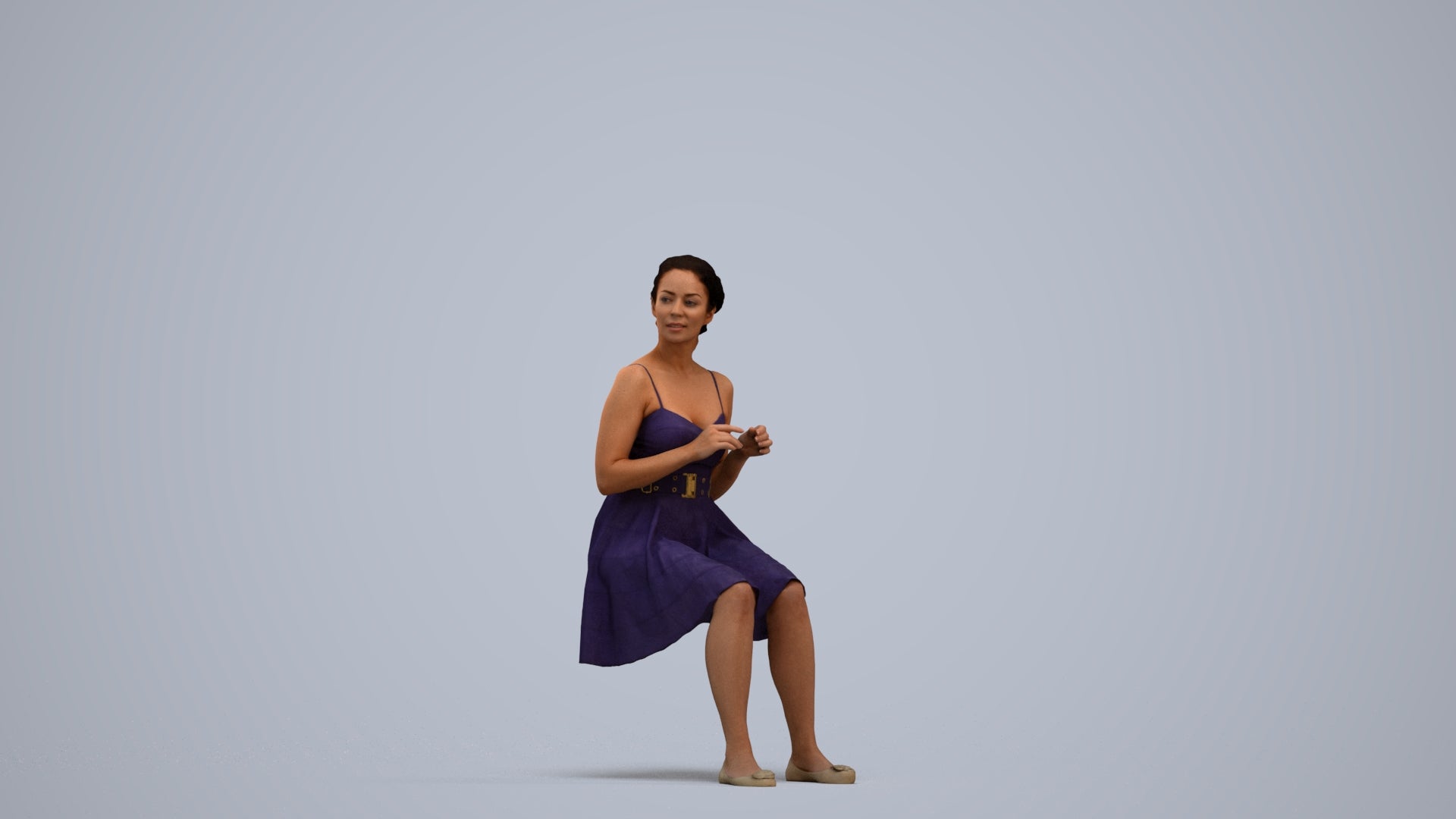 photogrammetry 3D woman formal formalaffairs, realistic human model archviz FBX, standing pose render
