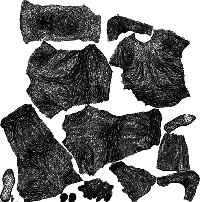 scanned 3D man casual walking, photogrammetry people for Enscape and V-Ray, wireframe top-down view