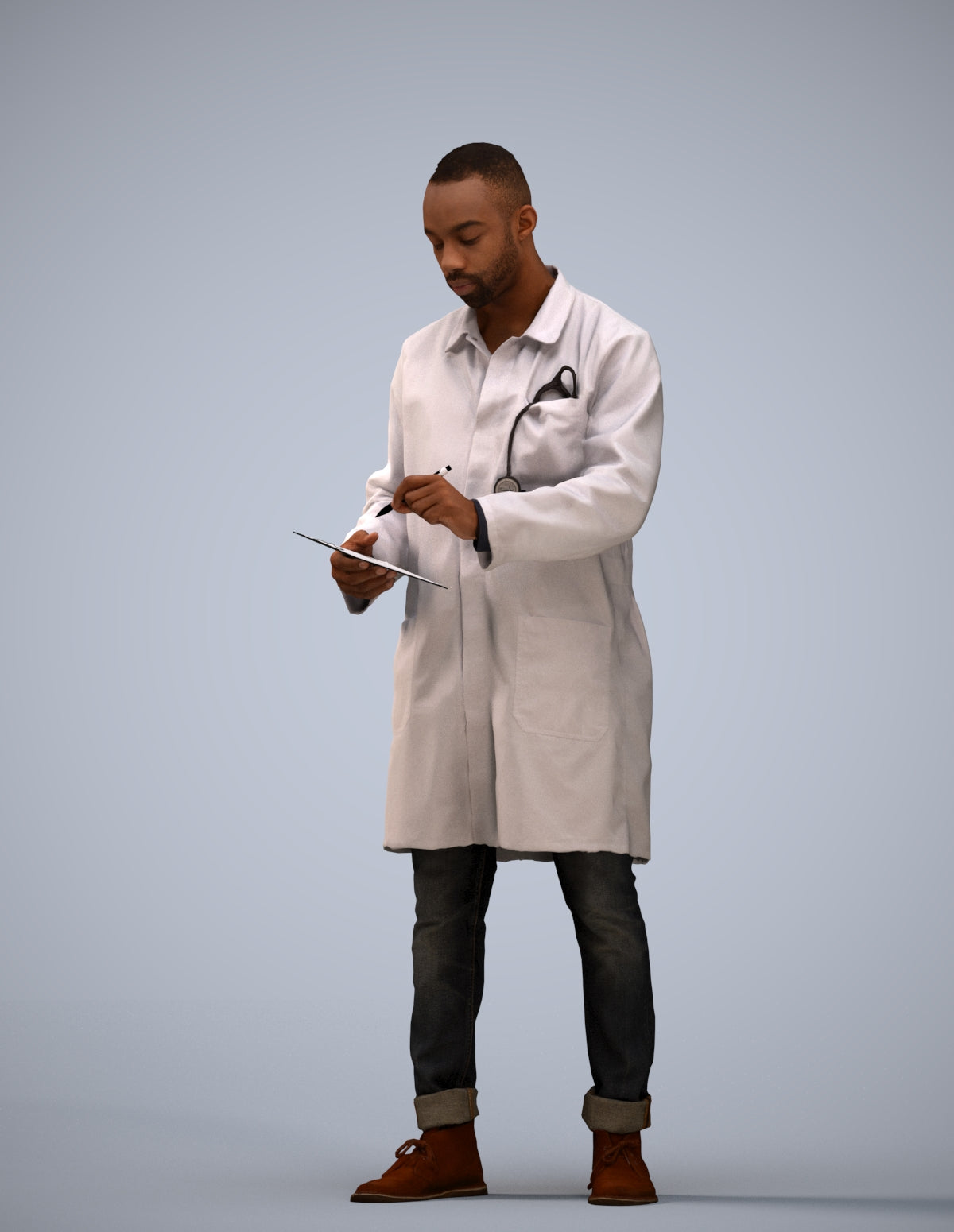 photogrammetry 3D man medical, realistic human model archviz FBX