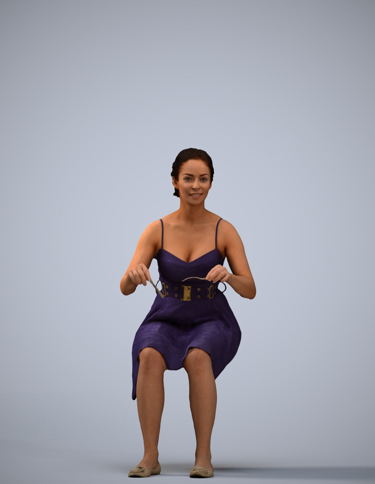 realistic 3D human woman formal formalaffairs, archviz people FBX OBJ for Blender