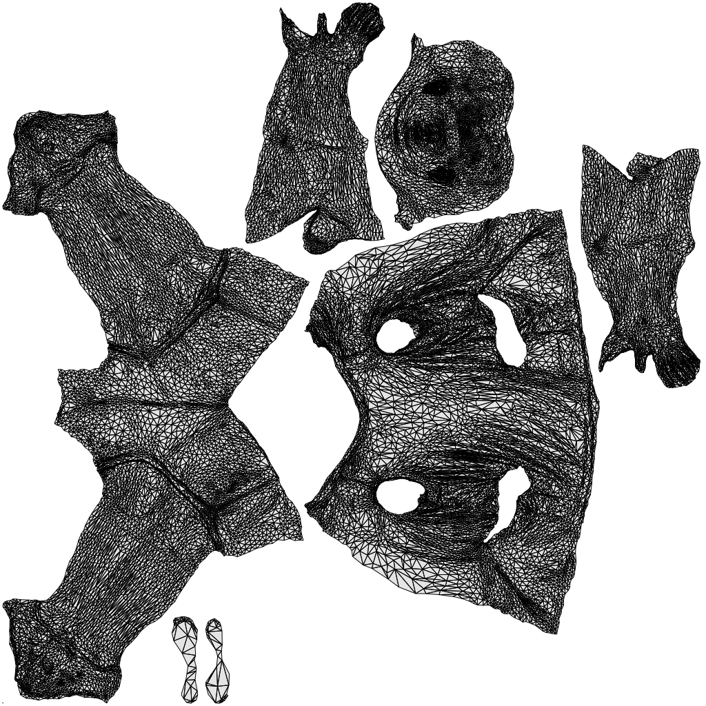 realistic 3D human man sport, archviz people FBX OBJ for Blender, wireframe top-down view