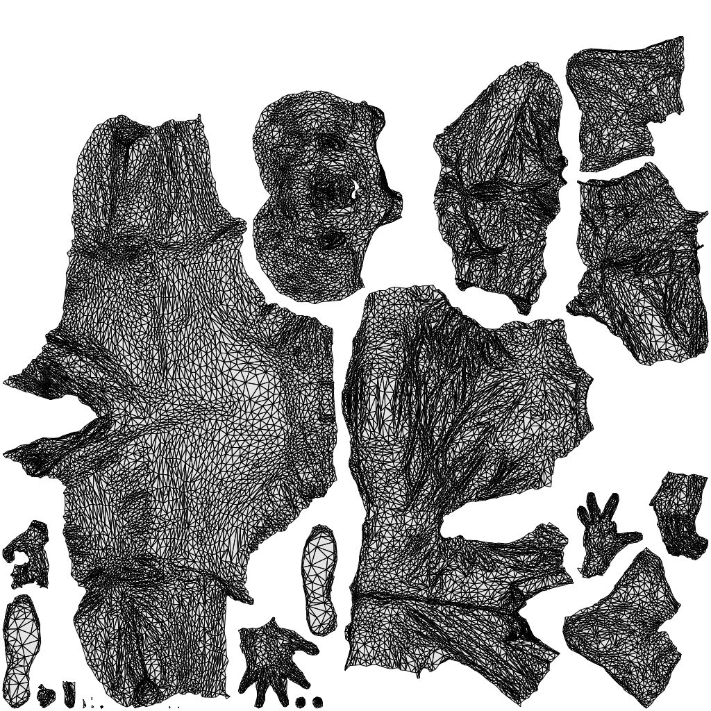 photogrammetry 3D man business, realistic human model archviz FBX, wireframe top-down view