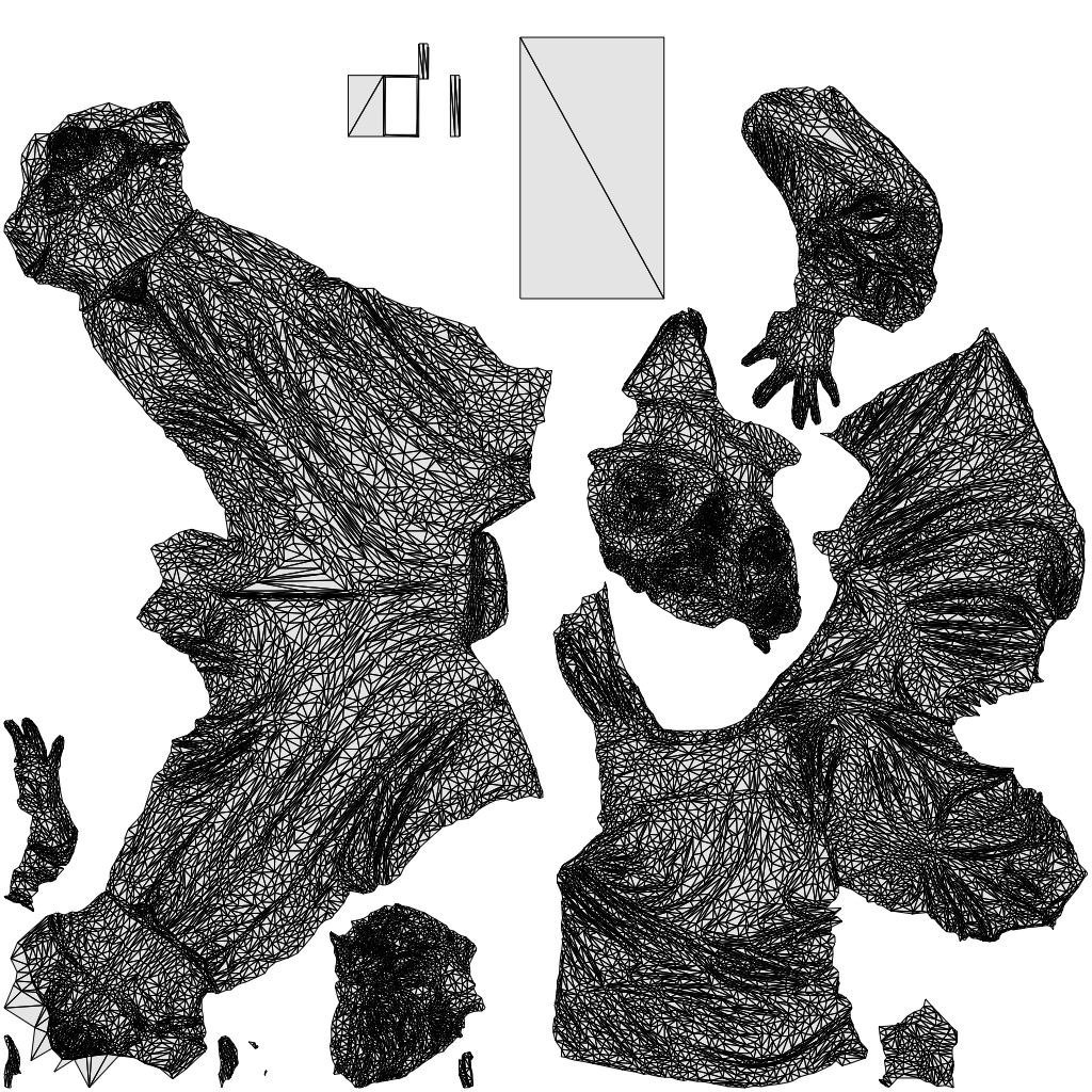 3D people model woman casual standing, scanned human for 3ds Max rendering, wireframe top-down view