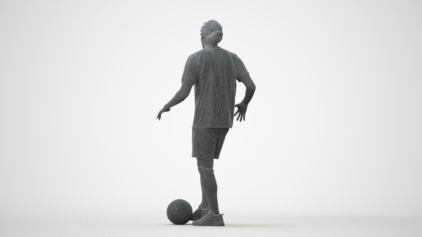 photogrammetry 3D man sport, realistic human model archviz FBX, square thumbnail
