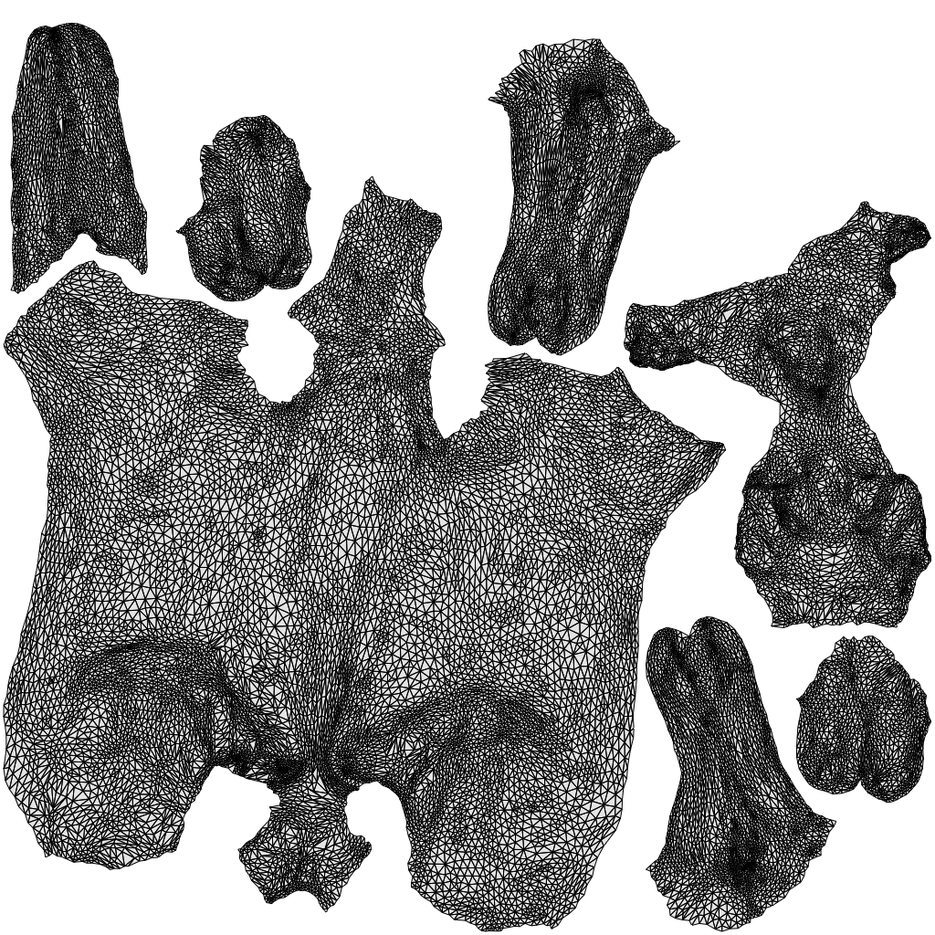 3D human model person casual misc, photogrammetry scanned person for archviz, wireframe top-down view