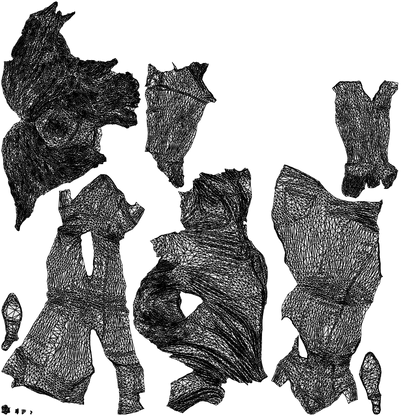 3D people model woman casual standing, scanned human for 3ds Max rendering, wireframe back view