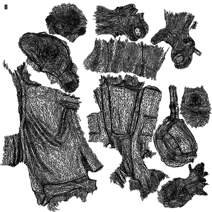 3D scanned woman walking business, photorealistic archviz people for Enscape and SketchUp, wireframe top-down view