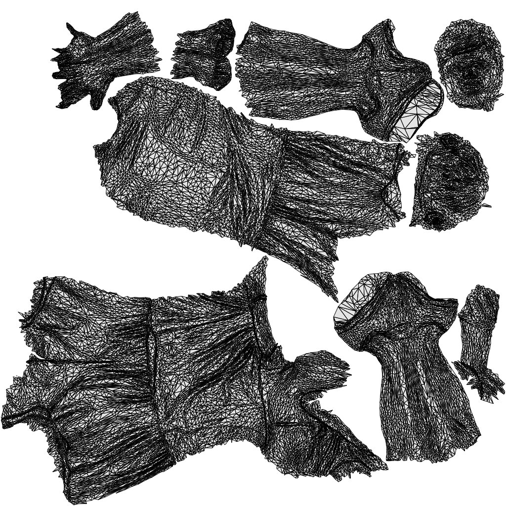 3D human model man sport, photogrammetry scanned person for archviz, wireframe top-down view
