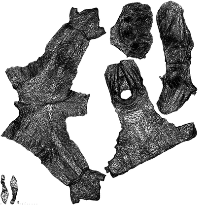 3D human model woman business, photogrammetry scanned person for archviz, wireframe top-down view