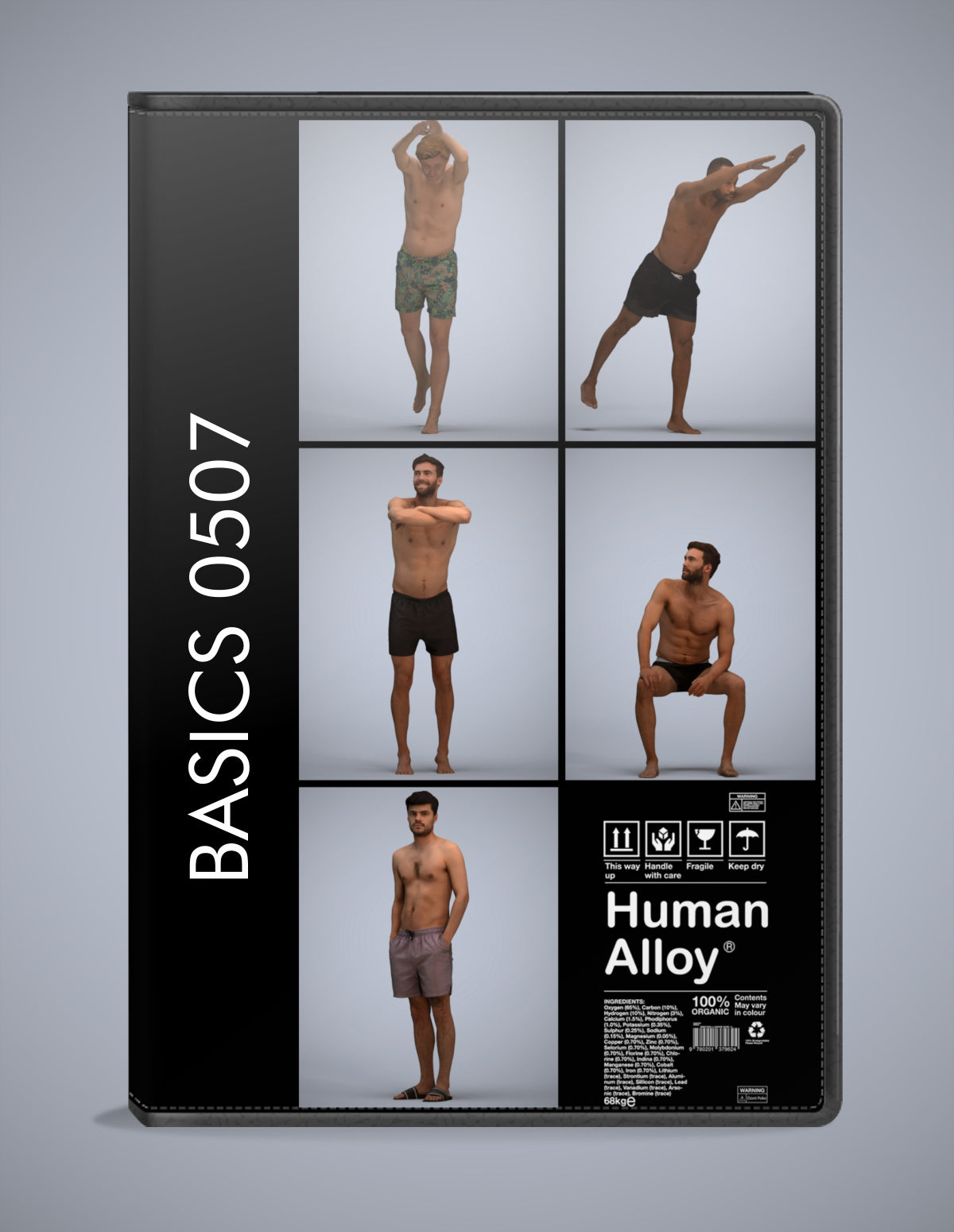 5x realistic 3D people pool pack, scanned archviz collection for Blender and 3ds Max