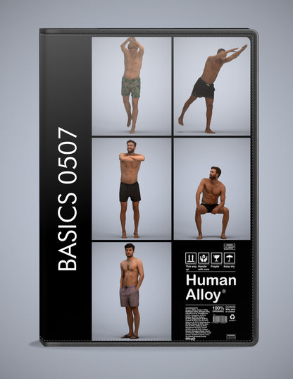 5x realistic 3D people pool pack, scanned archviz collection for Blender and 3ds Max