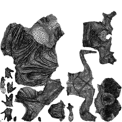 3D people model woman formal formalaffairs, scanned human for 3ds Max rendering, wireframe top-down view