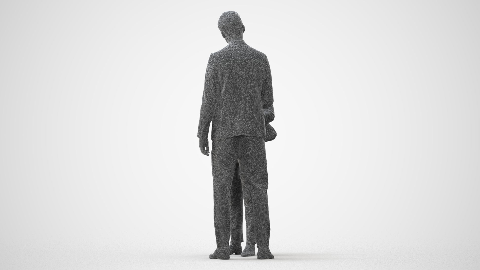 realistic 3D people woman business, render-ready for V-Ray and Corona, FBX OBJ, square thumbnail