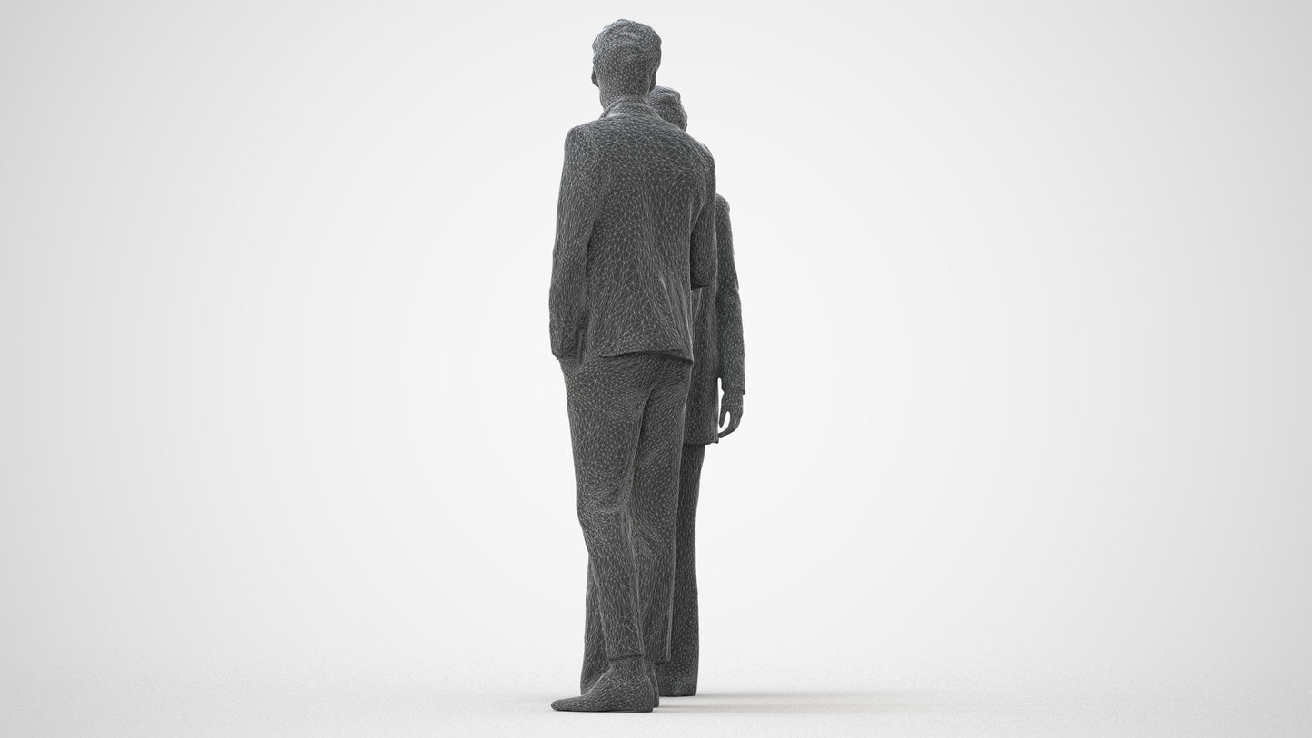 photogrammetry 3D woman business, realistic human model archviz FBX, square thumbnail
