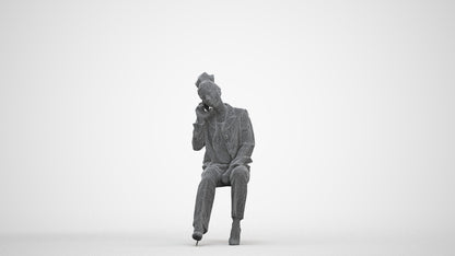 realistic 3D people woman business, render-ready for V-Ray and Corona, FBX OBJ, three-quarter front view render