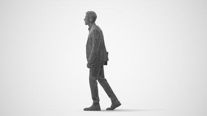 realistic 3D people man business, render-ready for V-Ray and Corona, FBX OBJ, square thumbnail