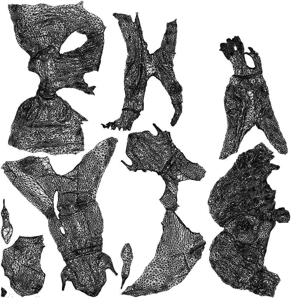 realistic 3D woman casual sitting, scanned archviz people for Blender and 3ds Max, wireframe top-down view
