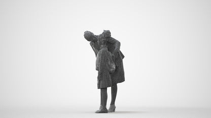3D people model boy kids, scanned human for 3ds Max rendering, square thumbnail